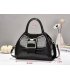 H2135 - Stone Patterned Shiny Leather Handbag